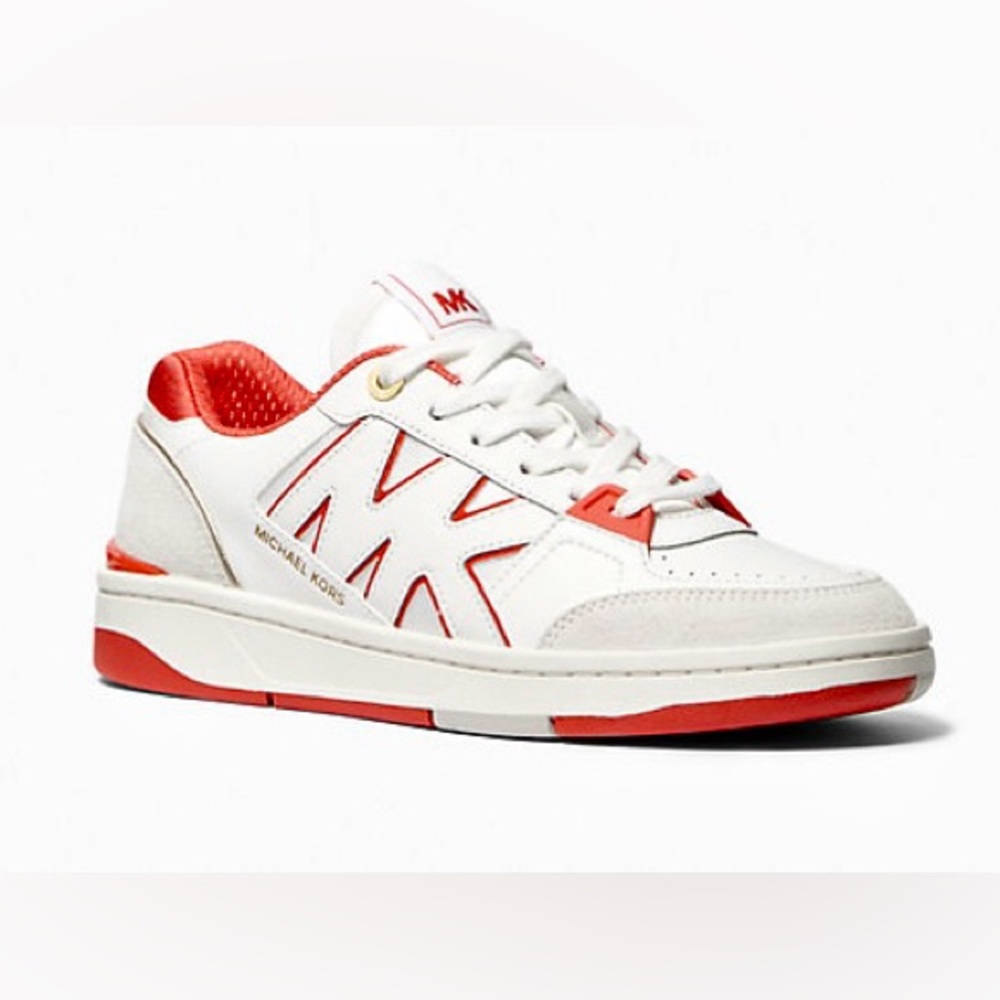 Michael Kors Women’s Rebel Leather Sneaker - Size 6